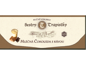 Mléčná čokoláda s kávou - Sestry Trapistky