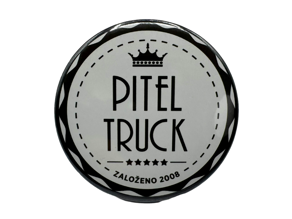Placka Pitel truck černobílá
