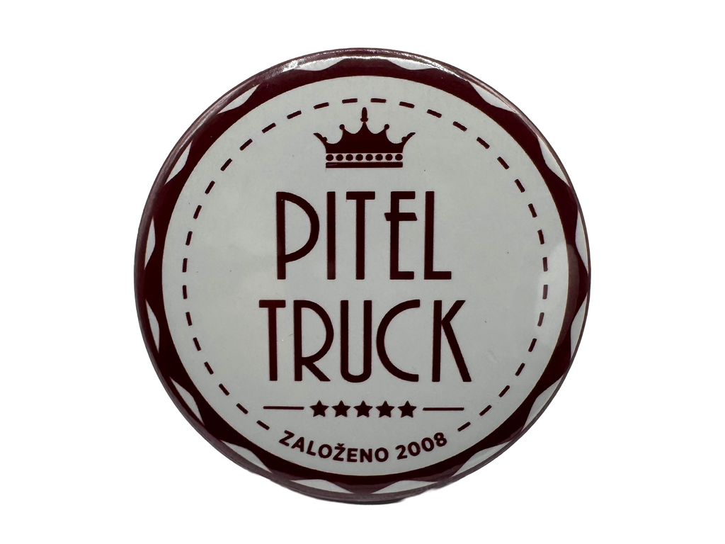 Placka Pitel truck hnědobílá