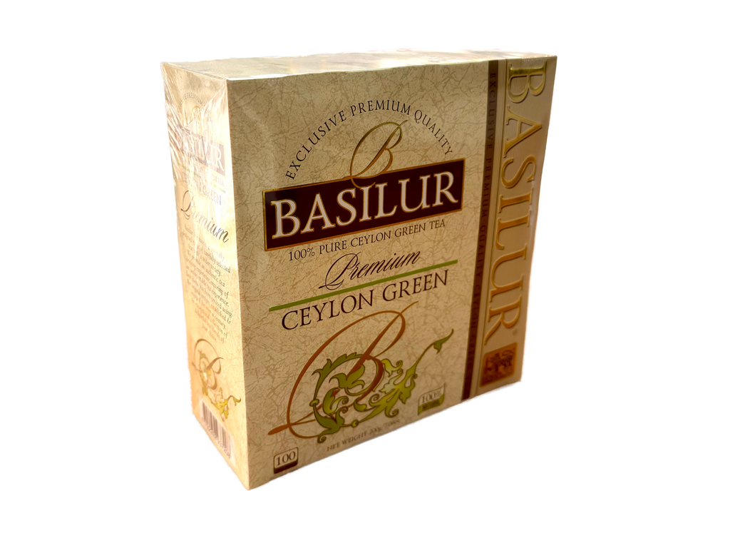 Zelený čaj Basilur Ceylon Green nepřebal 100x2g