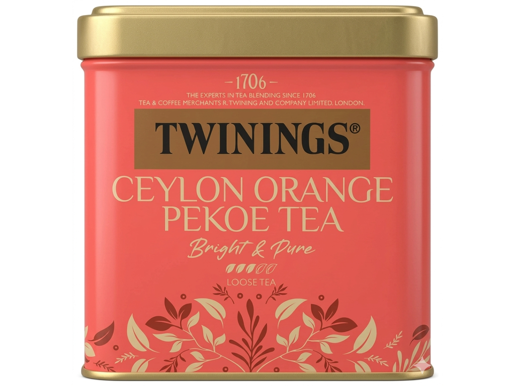 Twinings Ceylon Orange Pekoe Tea 100g plech