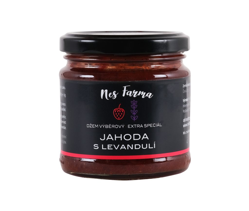 Výběrový džem JAHODA S LEVANDULÍ