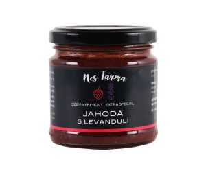 Výběrový džem JAHODA S LEVANDULÍ