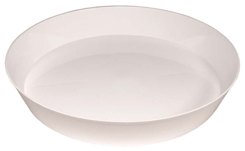Miska pod květináč 14cm bílá
