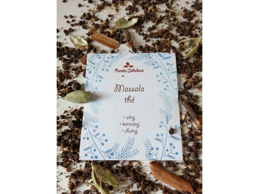 Masala thé – indický černý čaj Assam s kořením – 10 g