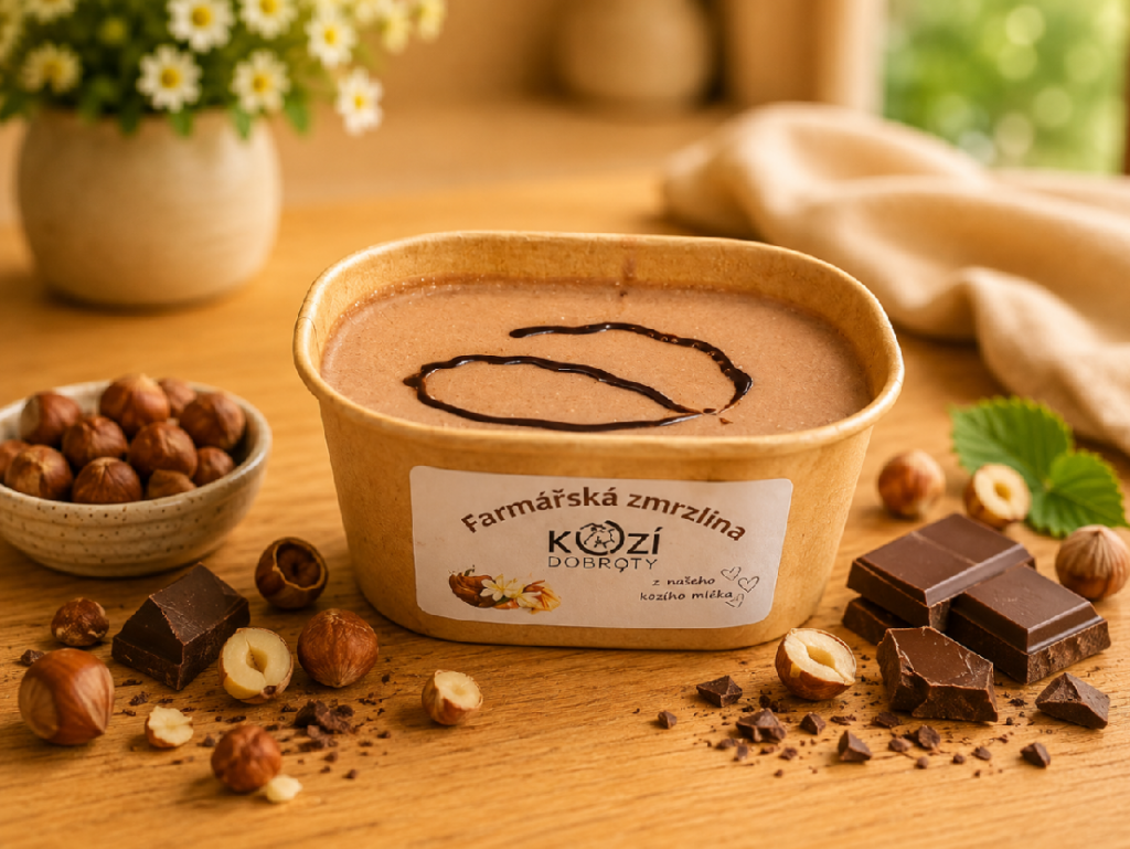 Farmářská zmrzlina – oříšková radost – 120g