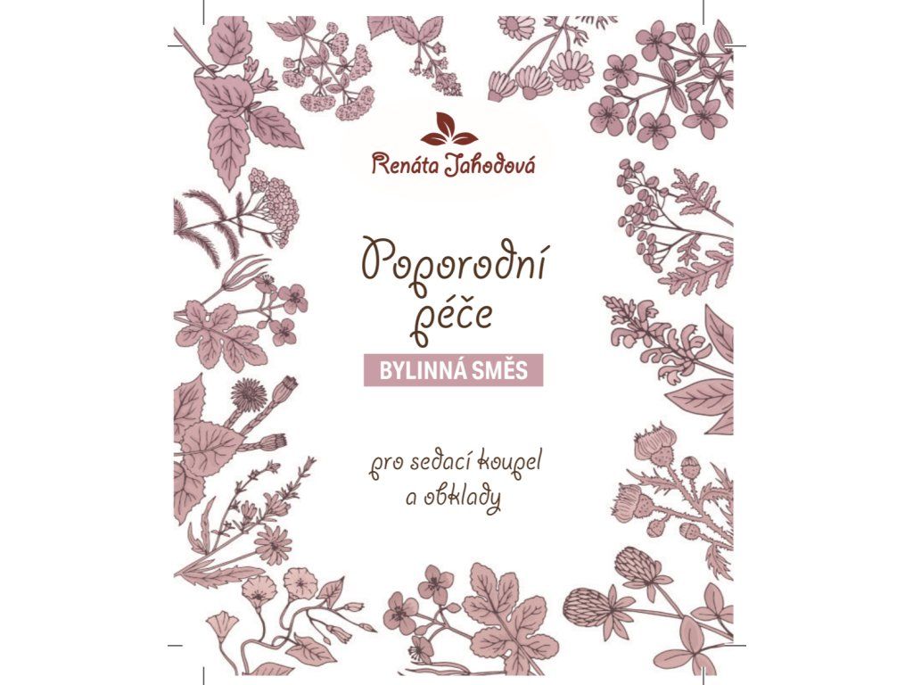 Poporodní péče – bylinná směs pro sedací koupel – 50 g