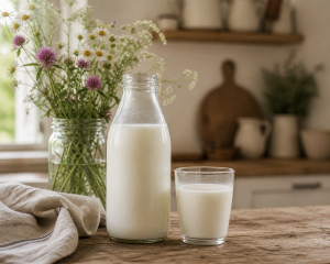 Čerstvé kozí mléko 0,75l – pasterované