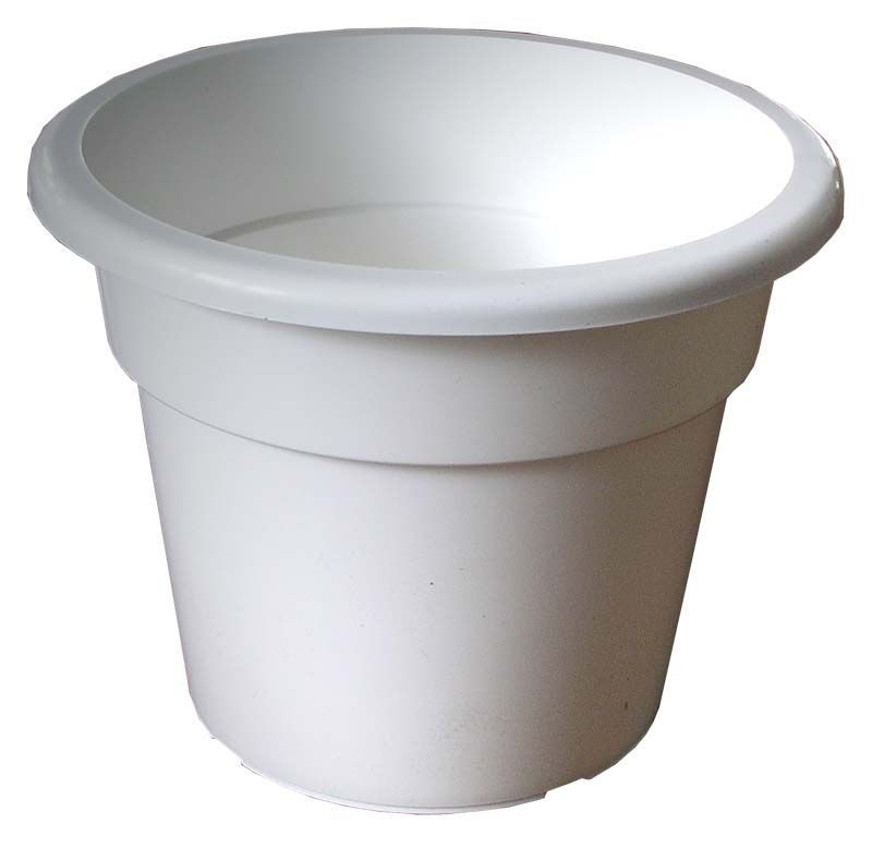 Bílý květináč 18cm