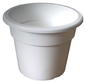 Bílý květináč 20cm