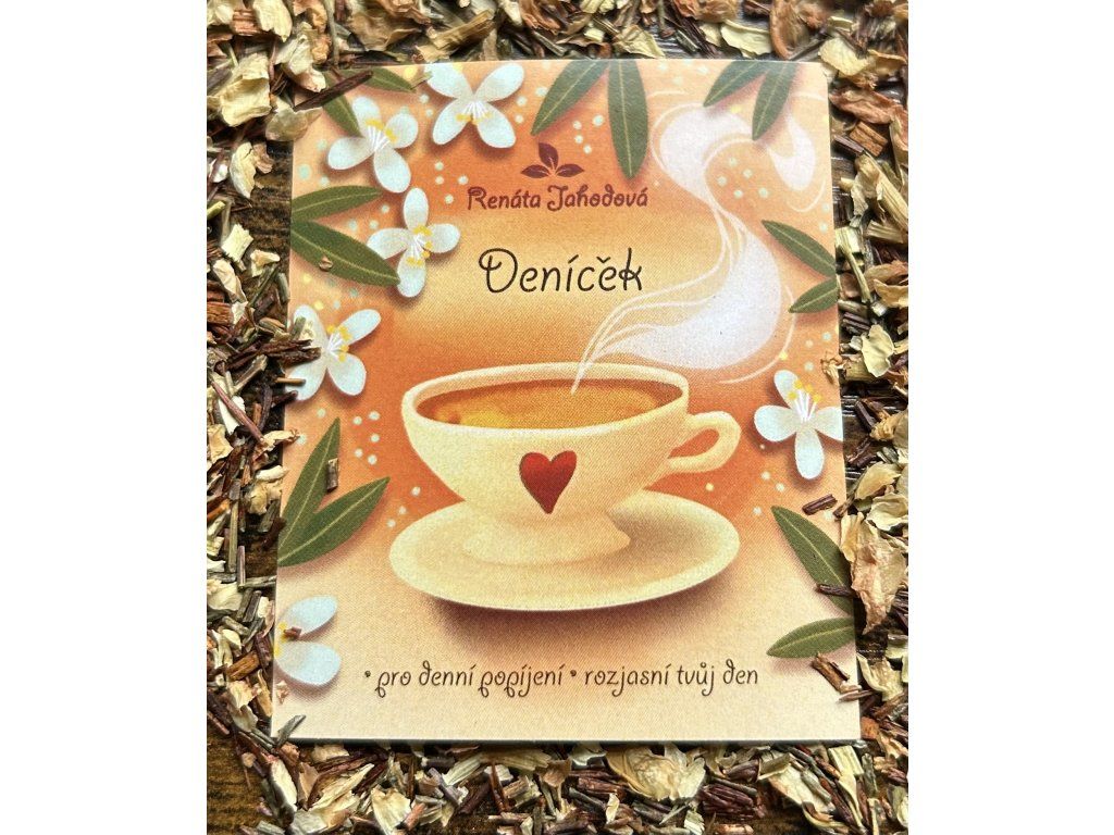 Deníček – bylinný čaj s rooibosem a jasmínem – 10 g