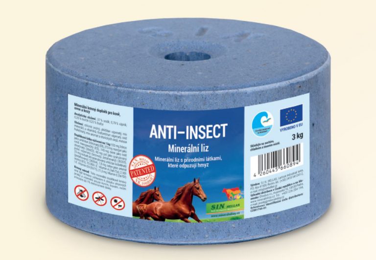 Bylinkový liz odpuzující otravný hmyz (3kg)