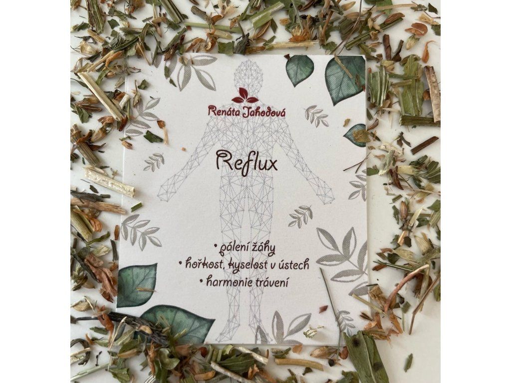 Reflux – bylinný čaj na překyselení žaludku – 50 g