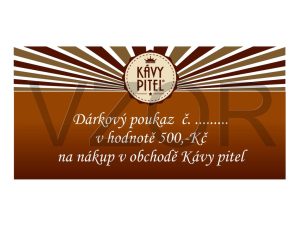 Dárkový poukaz 500Kč