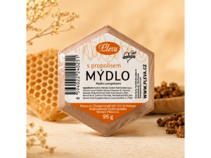Pleva Mýdlo s propolisem hnědé 95 g