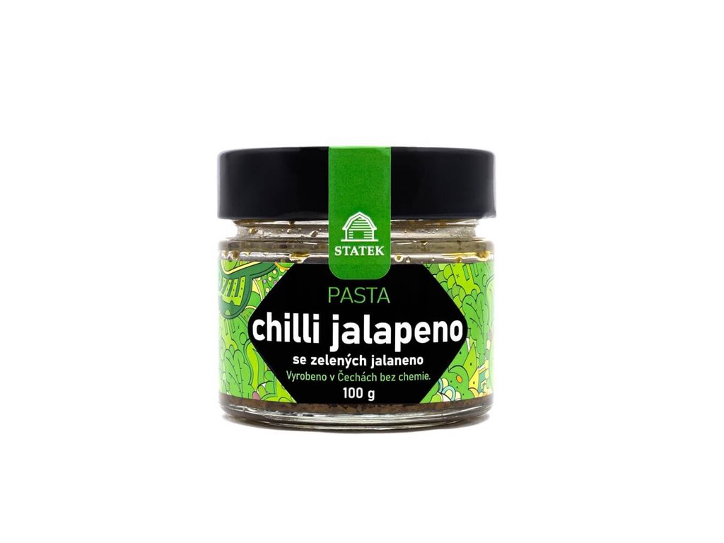 Pasta ze zelených chilli jalapeno