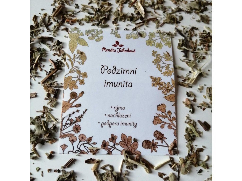 Podzimní imunita – bylinný čaj na nachlazení – 50 g