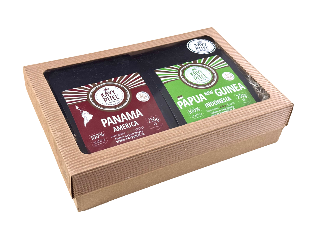 Dárková sada - 2x 250g Průhledná krabička