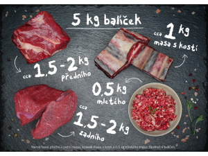 5 Kg balíček - jalovice (volek)
