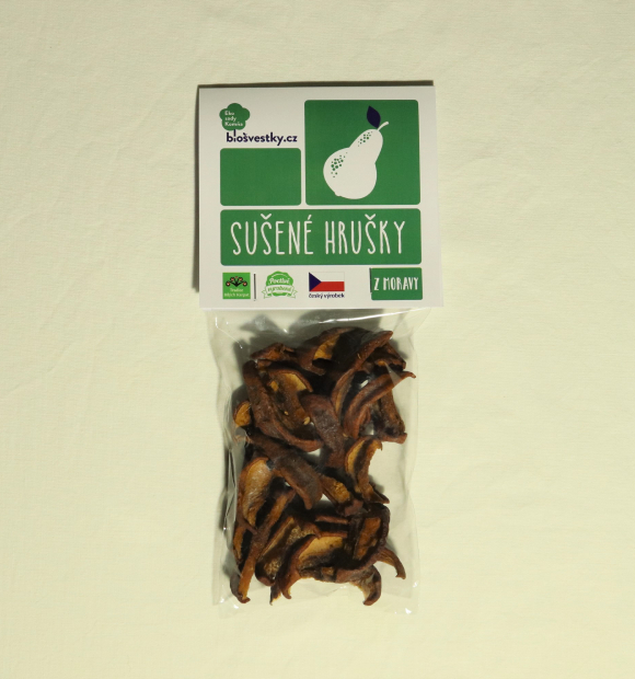 Sušené hrušky 70g nesířené