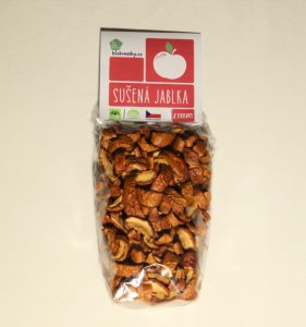 Sušená jablka 400g nesířená