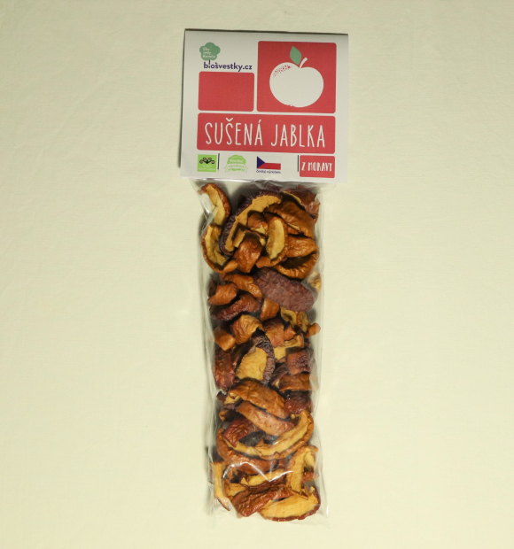 Sušená jablka 140g nesířená