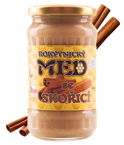 Rokytnický med se skořicí 500 g