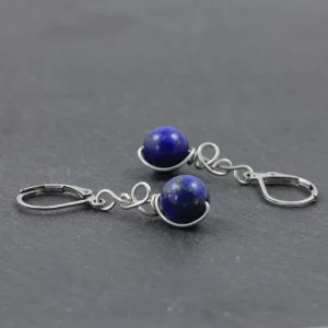 Lapis lazuli – model náušnic Zrození