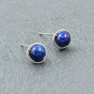 Náušnice lapis lazuli – pecky