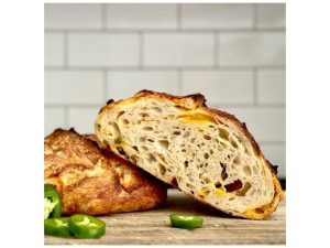 Kváskový Chléb Jalapeño a Cheddar