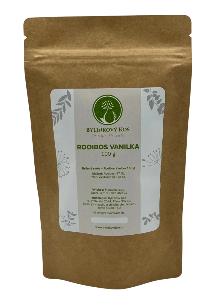 Rooibos s vanilkou – čaj bez kofeinu
