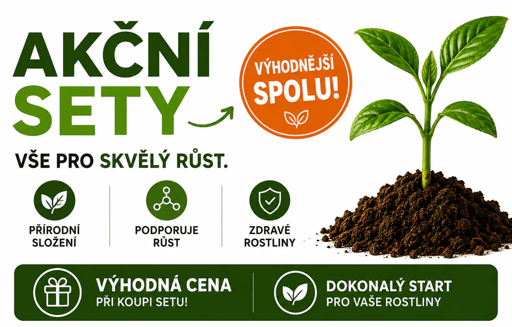 Akční sety Hnojík – vše pro skvělý růst, výhodnější spolu