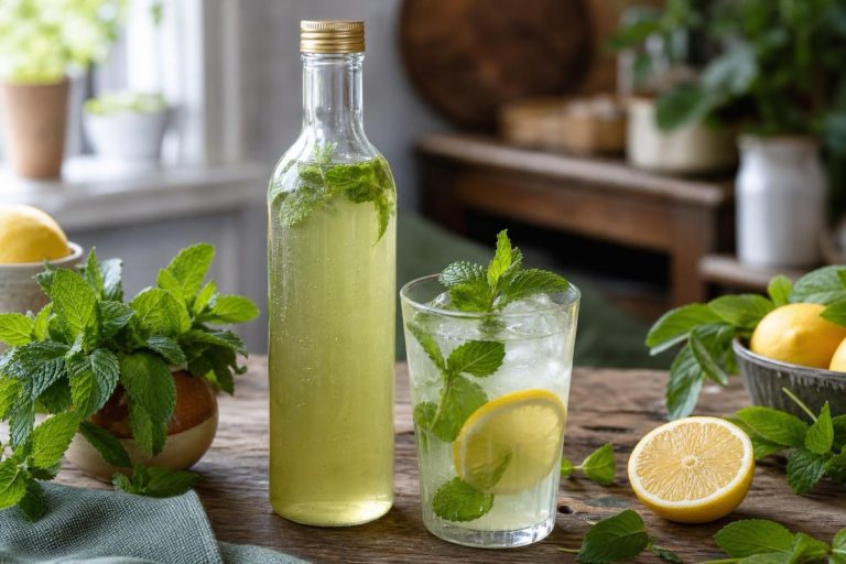 Mátový sirup