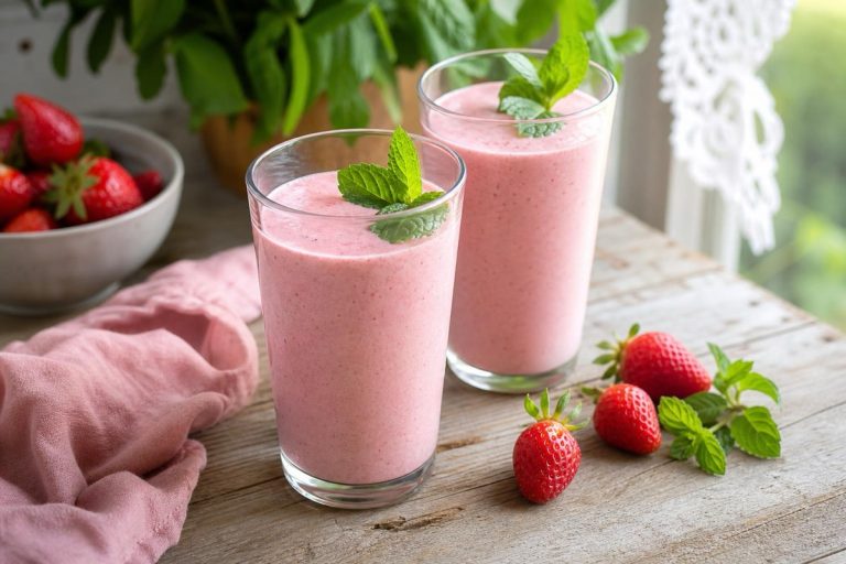 Jahodové smoothie