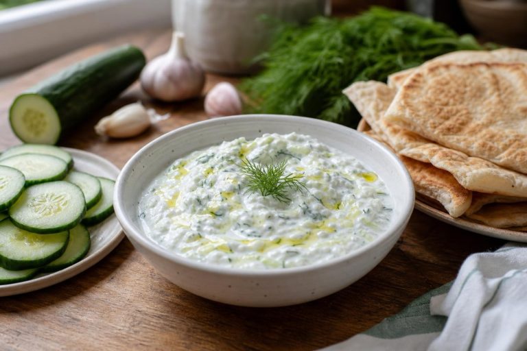 Tzatziki z čerstvých okurek