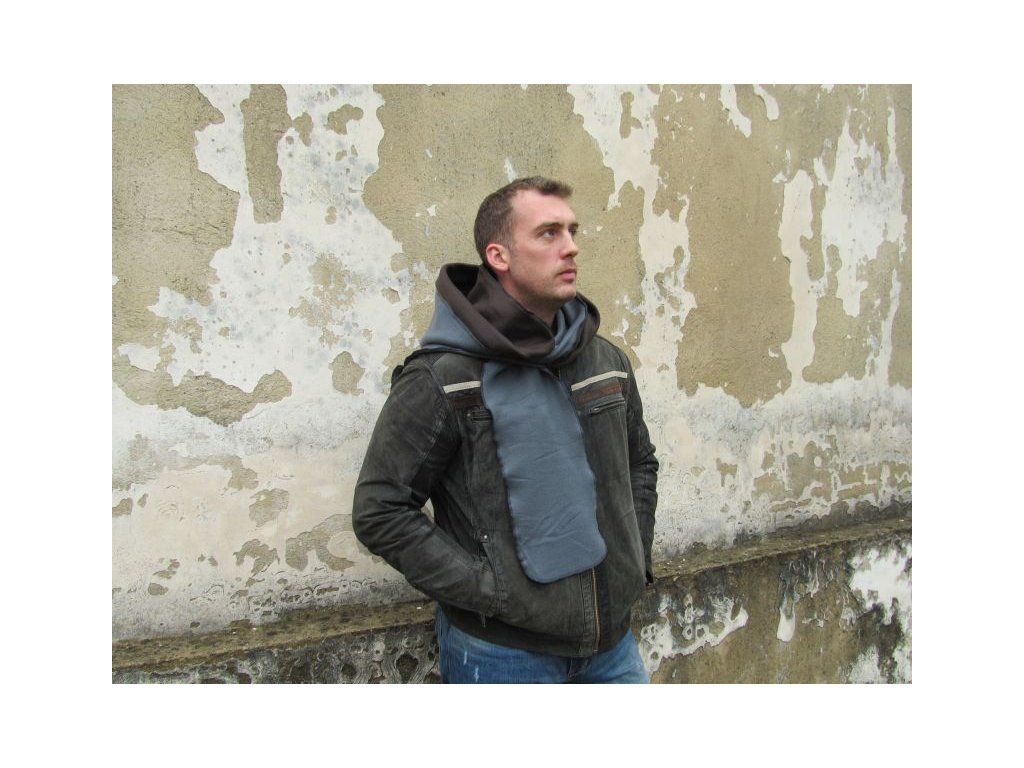 Módní doplněk - Šála s kapucí dámská, pánská, dětská | Barva NA PŘÁNÍ – foto 6