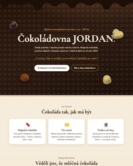 Náhled prezentace Čokoládovna Jordan Děčín