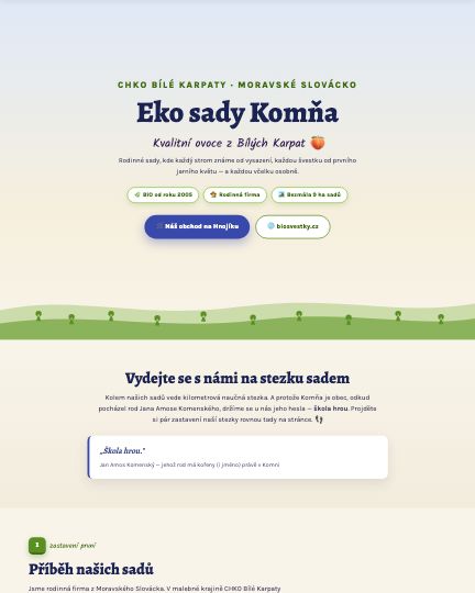 Eko sady Komňa
