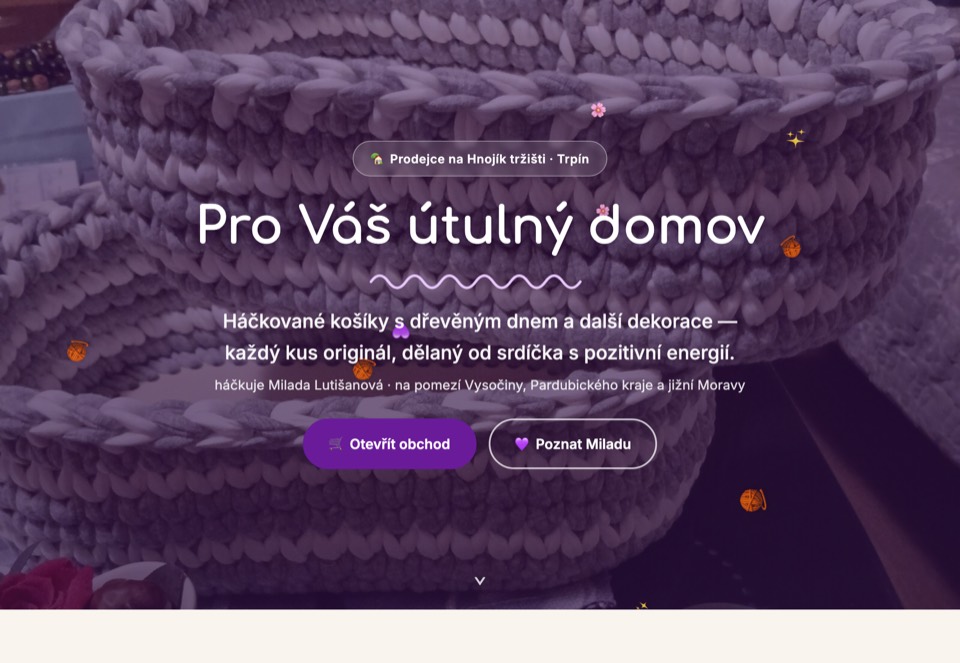 Pro Váš útulný domov