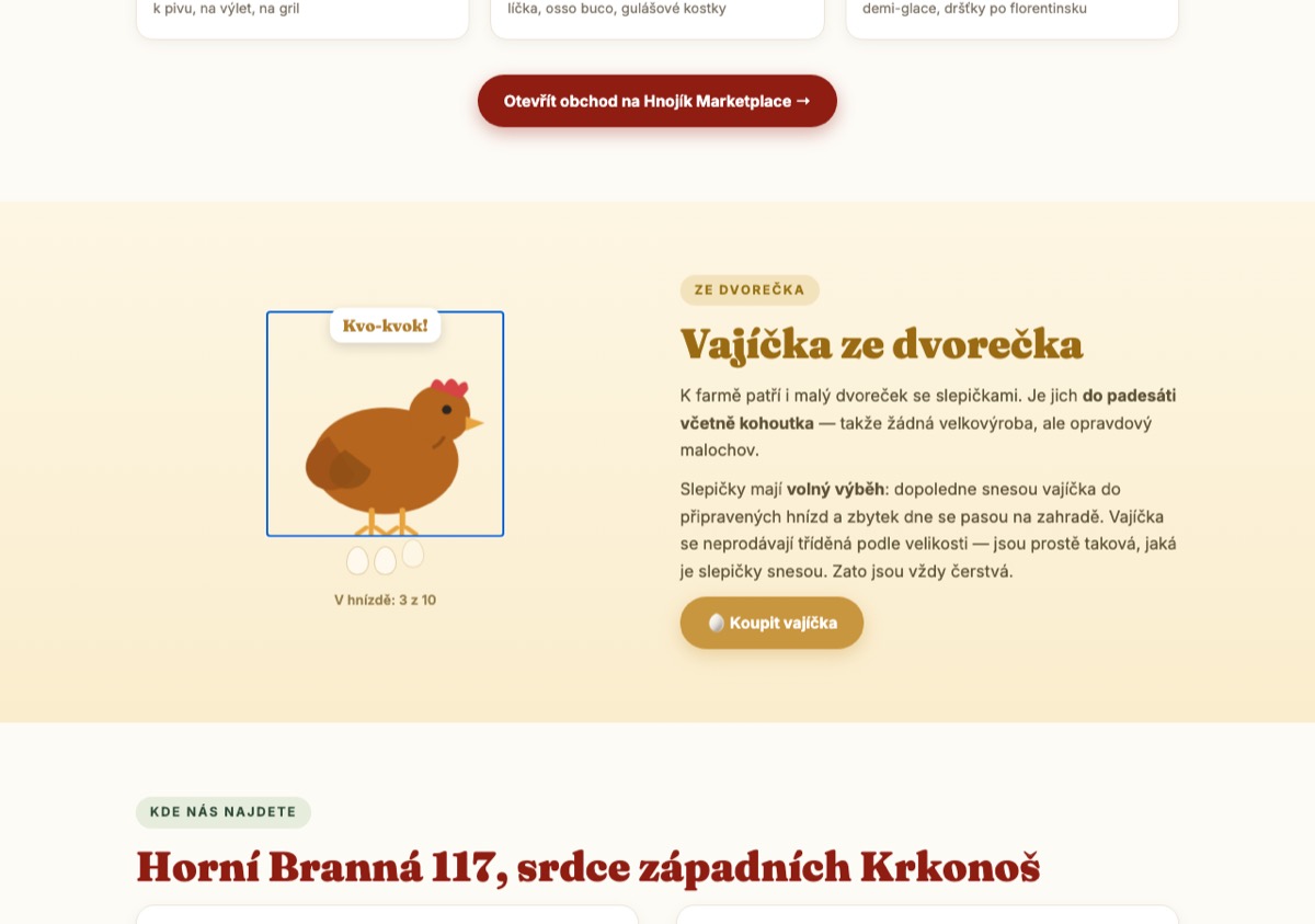 Vajíčka ze dvorečka